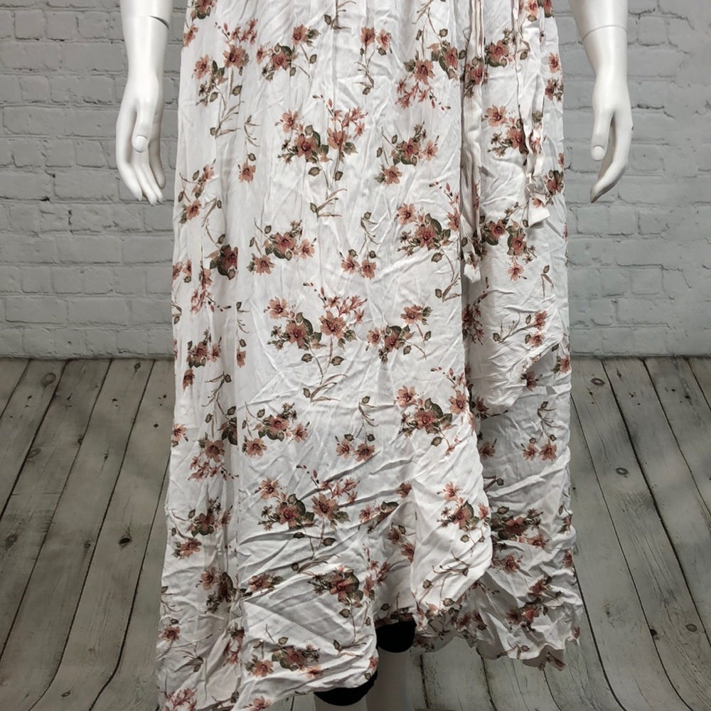 City Chic Garden Art Off Shoulder Maxi Dress 14 18 - Picture 3 of 9